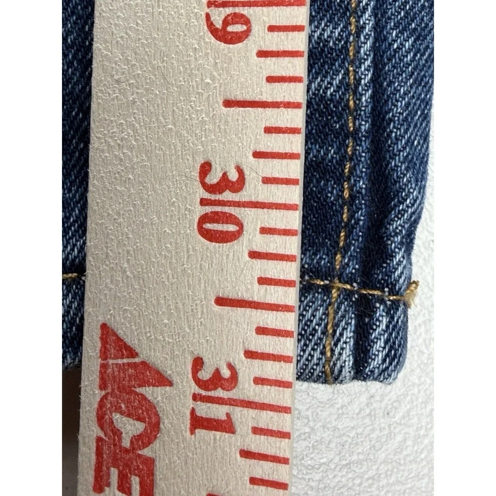 Levis 550 Relaxed‎ Fit Jeans Mens 36x32 Medium Wash Blue Cotton Straight Tapered